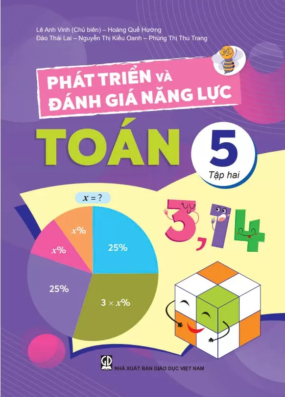 PHÁT TRIỂN VÀ ĐÁNH GIÁ NĂNG LỰC TOÁN LỚP 5 - TẬP 2 (Theo chương trình GDPT 2018)